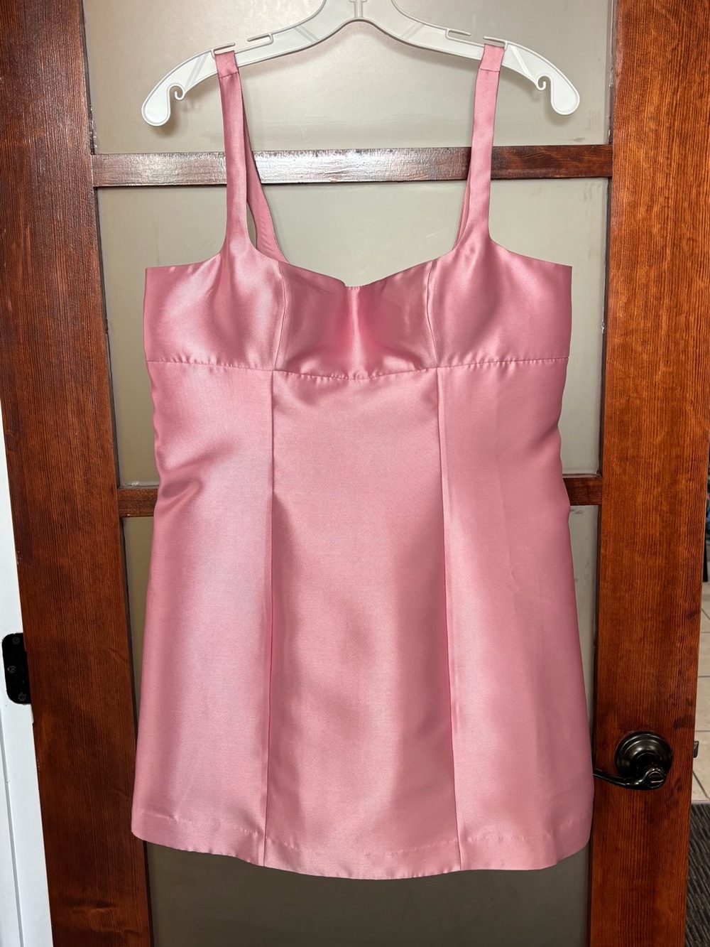 La Fuori Satin Mini Dress